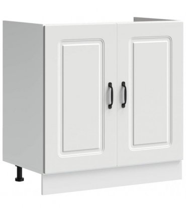 vidaXL Kitchen Cabinet Kalmar White 80 x 46 x 81.5 cm Engineered Wood