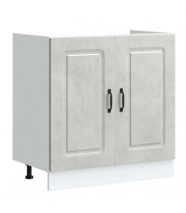 vidaXL Kitchen Cabinet Kalmar Concrete Grey 80 x 46 x 81.5 cm