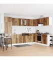 vidaXL Kitchen Cabinet with Storage Kalmar Old Wood 80 x 46 x 81.5 cm