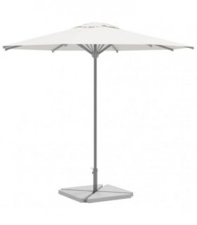 vidaXL Umbrella Weight Plates 4 pcs Grey Granite Triangular 14 kg