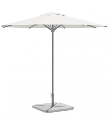vidaXL Umbrella Weight Plates 4 pcs Grey Granite Triangular 14 kg