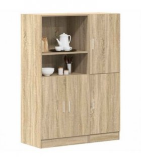 vidaXL 2 Piece Kitchen Cabinet Set Sonoma Oak Engineered Wood