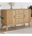 vidaXL Sideboard OLDEN Brown 114x43x73.5cm Solid Wood Pine