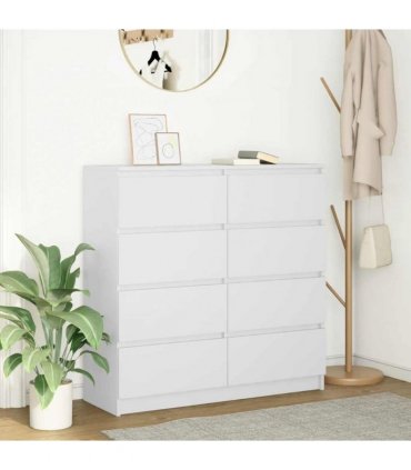 vidaXL Sideboard White 100x35x99 cm Engineered Wood