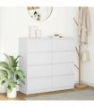 vidaXL Sideboard White 100x35x99 cm Engineered Wood