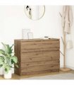vidaXL Sideboard Artisan Oak 100x35x76 cm Engineered Wood