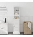 vidaXL Bathroom Furniture Set VIGO 2 pcs White and Antique White