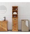 vidaXL Bathroom Furniture Set VIGO 2 pcs Brown and Honey Brown