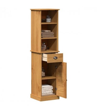 vidaXL Bathroom Furniture Set VIGO 2 pcs Brown and Honey Brown