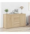 vidaXL Sideboard Sonoma Oak 120 x 36 x 69 cm Engineered Wood
