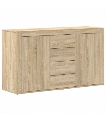 vidaXL Sideboard Sonoma Oak 120 x 36 x 69 cm Engineered Wood