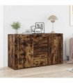 vidaXL Sideboard Smoked Oak 120 x 36 x 69 cm Engineered Wood