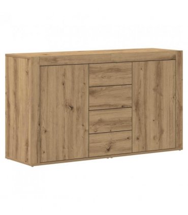 vidaXL Sideboard Artisan Oak 120 x 36 x 69 cm Engineered Wood