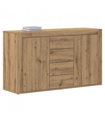 vidaXL Sideboard Artisan Oak 120 x 36 x 69 cm Engineered Wood
