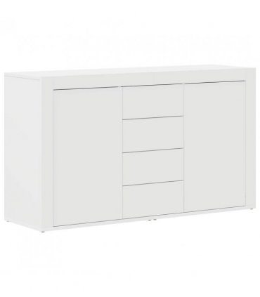vidaXL Sideboard with Drawer White 120 x 36 x 69 cm Engineered Wood