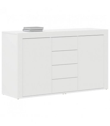 vidaXL Sideboard with Drawer White 120 x 36 x 69 cm Engineered Wood