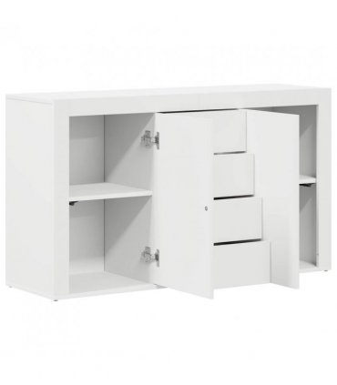 vidaXL Sideboard with Drawer White 120 x 36 x 69 cm Engineered Wood