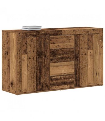 vidaXL Sideboard with Drawer Old Wood 120 x 36 x 69 cm Engineered Wood