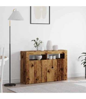 vidaXL Sideboard Old Wood 116 x 30 x 75 cm Engineered Wood