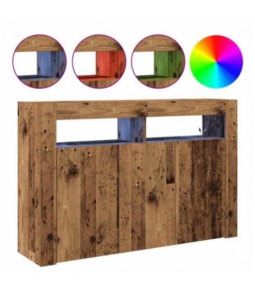 vidaXL Sideboard Old Wood 116 x 30 x 75 cm Engineered Wood