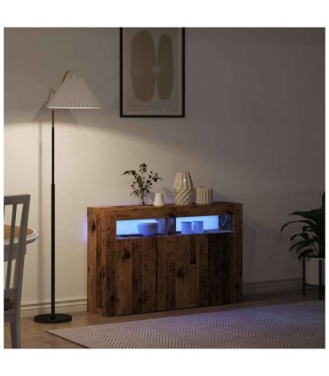 vidaXL Sideboard Old Wood 116 x 30 x 75 cm Engineered Wood