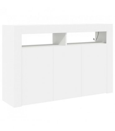 vidaXL Sideboard White 116 x 30 x 75 cm Engineered Wood