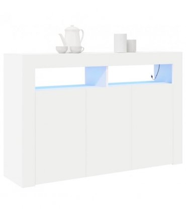 vidaXL Sideboard White 116 x 30 x 75 cm Engineered Wood
