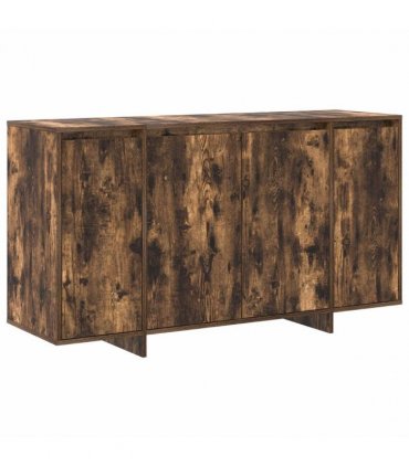 vidaXL Sideboard Smoked Oak 135 x 41 x 75 cm Engineered Wood