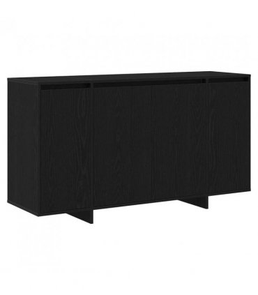 vidaXL Sideboard Black Oak 135 x 41 x 75 cm Engineered Wood