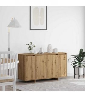 vidaXL Sideboard Artisan Oak 135 x 41 x 75 cm Engineered Wood