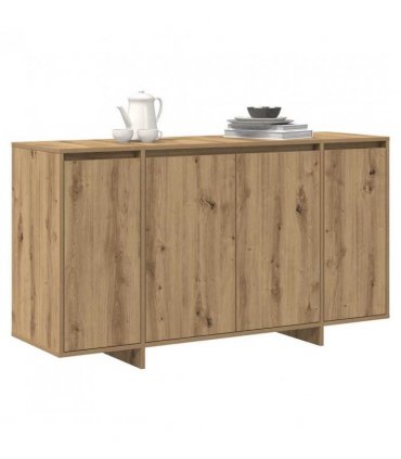 vidaXL Sideboard Artisan Oak 135 x 41 x 75 cm Engineered Wood