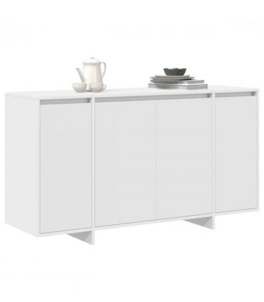vidaXL Sideboard White 135 x 41 x 75 cm Engineered Wood
