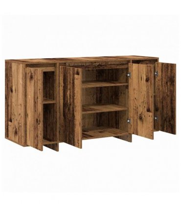 vidaXL Sideboard Old Wood 135 x 41 x 75 cm Engineered Wood