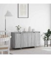 vidaXL Sideboard Grey Sonoma 135 x 41 x 75 cm Engineered Wood
