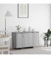 vidaXL Sideboard Grey sonoma 120 x 41 x 75 cm Engineered wood