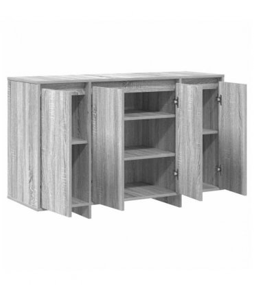 vidaXL Sideboard Grey sonoma 120 x 41 x 75 cm Engineered wood