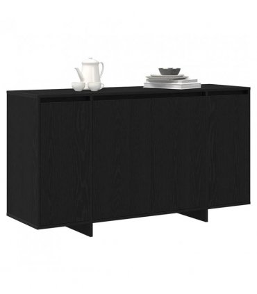 vidaXL Sideboard Black oak 120 x 41 x 75 cm Engineered wood