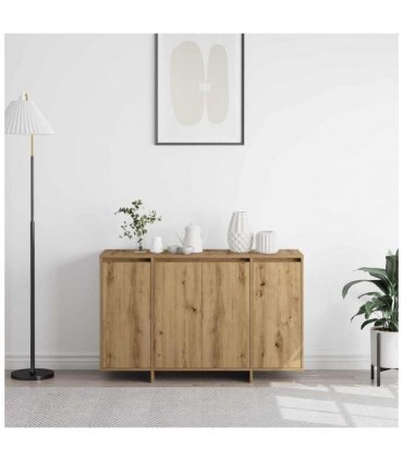 vidaXL Sideboard Artisan oak 120 x 41 x 75 cm Engineered wood