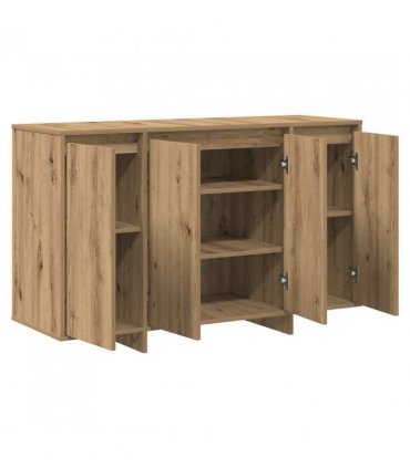 vidaXL Sideboard Artisan oak 120 x 41 x 75 cm Engineered wood