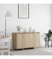 vidaXL Sideboard Sonoma oak 120 x 41 x 75 cm Engineered wood