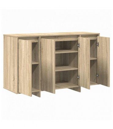 vidaXL Sideboard Sonoma oak 120 x 41 x 75 cm Engineered wood