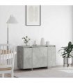 vidaXL Sideboard Concrete grey 120 x 41 x 75 cm Engineered wood