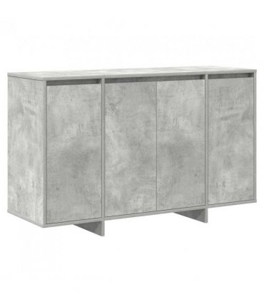 vidaXL Sideboard Concrete grey 120 x 41 x 75 cm Engineered wood
