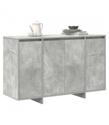vidaXL Sideboard Concrete grey 120 x 41 x 75 cm Engineered wood