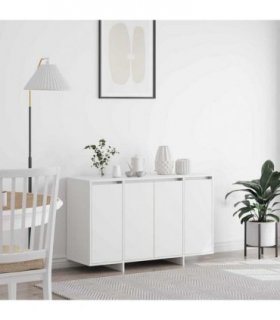 vidaXL Sideboard White 120 x 41 x 75 cm Engineered wood