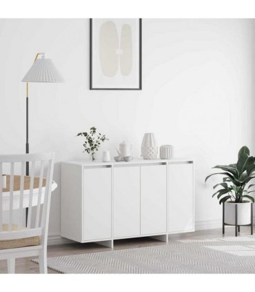 vidaXL Sideboard White 120 x 41 x 75 cm Engineered wood