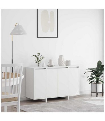 vidaXL Sideboard White 120 x 41 x 75 cm Engineered wood