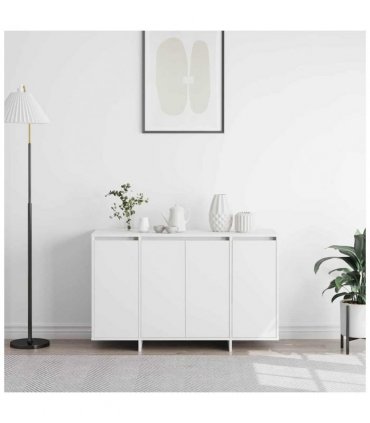 vidaXL Sideboard White 120 x 41 x 75 cm Engineered wood
