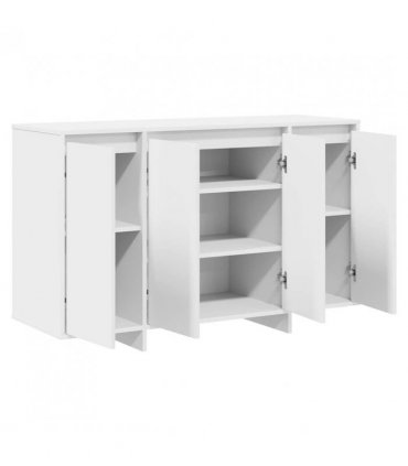 vidaXL Sideboard White 120 x 41 x 75 cm Engineered wood