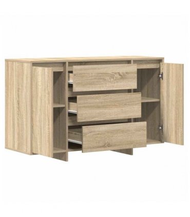 vidaXL Sideboard Sonoma Oak 120 x 41 x 75 cm Engineered Wood — V0671994129
